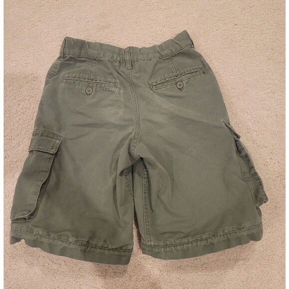 BSA Boy Scout Of America Uniform Shorts Canvas Olive Green Youth Size 10 - Picture 2 of 9